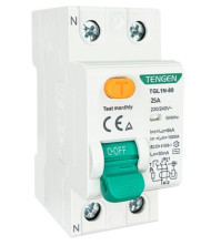 Ավտոմատ անջատիչ TGL1N-80H 2P 25 30mA AC